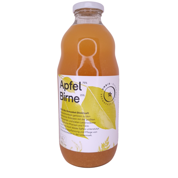 UM Bio Saft Apfel-Birne 1,0l