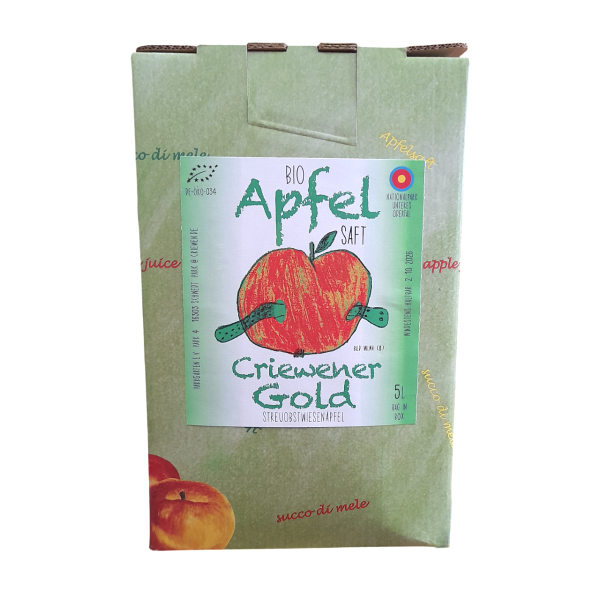 Criewener Gold Apfelsaft naturtrüb 5L