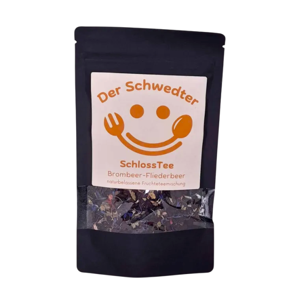 Der Schwedter "SchlossTee" Brombeer-Fliederbeer 90g