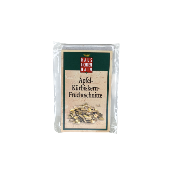 Haus Lichtenhain Apfel-Kürbiskern-Fruchtschnitte
