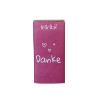 Felicitas Vollmilch "Danke" Mini-Tafelschokolade