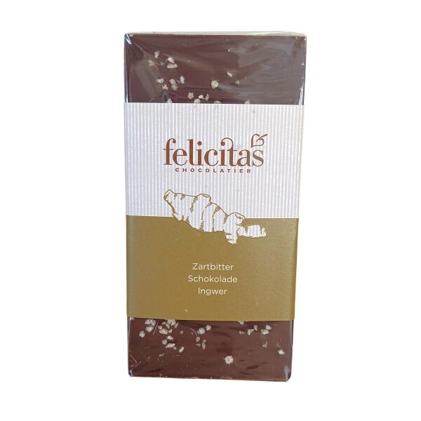 Felicitas Zartbitter Ingwer Tafelschokolade