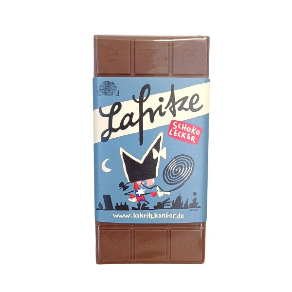 Felicitas Vollmilchschokolade mit Lakritzpulver