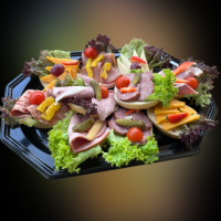 Brötchenplatte gemischt