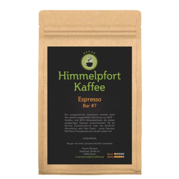 Himmelpforter Kaffee Espresso 1000g (ganze Bohne)