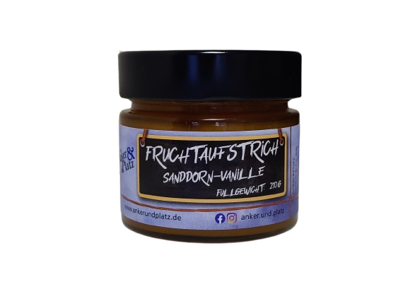 Anker & Platz Fruchtaufstrich Sanddorn-Vanille