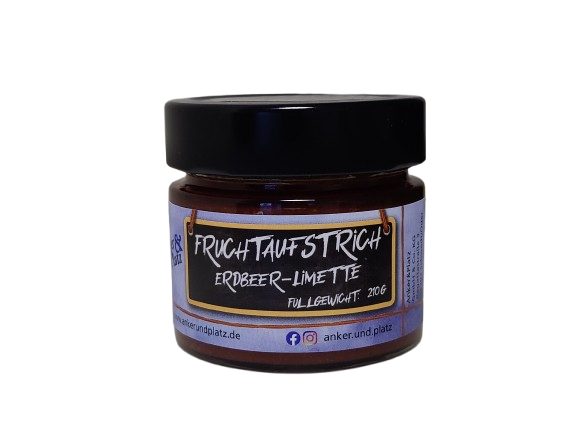 Anker & Platz Fruchtaufstrich Erdbeer-Limette