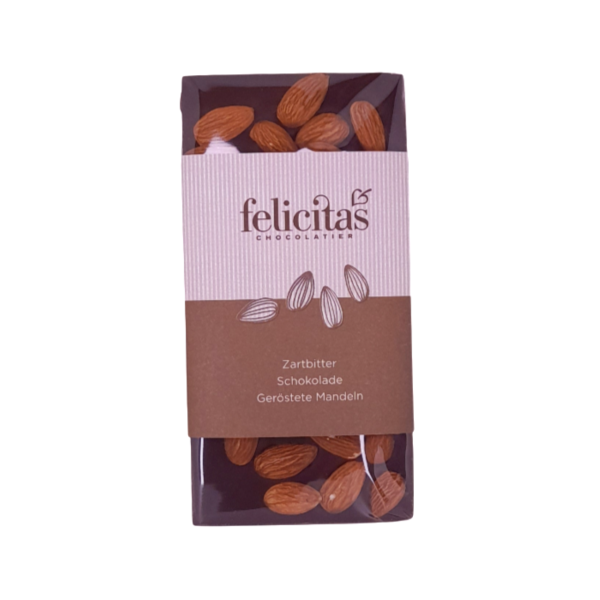 Felicitas  Zartbitter-Mandel Tafelschokolade