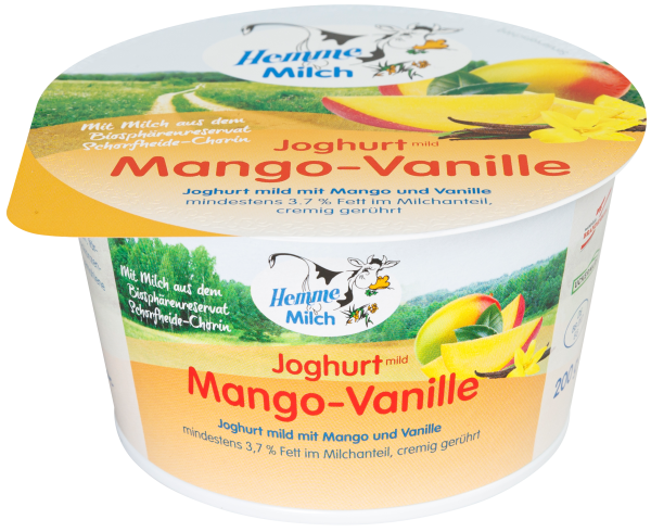 Hemme Mango-Vanille-Joghurt 200g