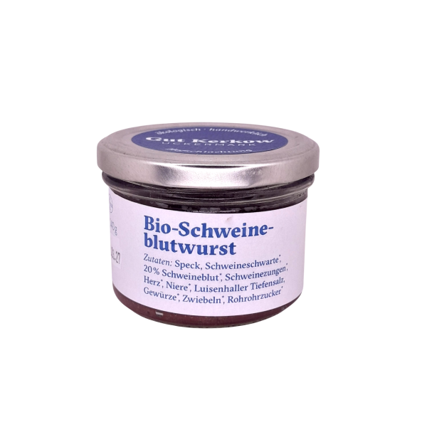 Gut Kerkow Bio Blutwurst vom Schwein