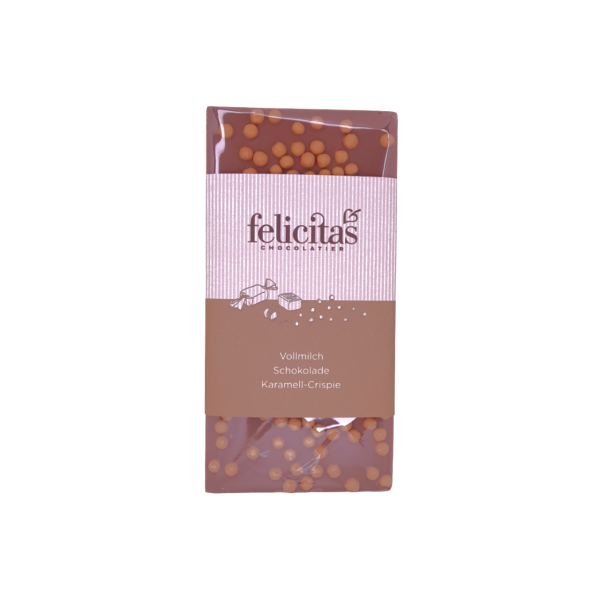 Felicitas Vollmilch Karamell-Crispie Tafelschokolade
